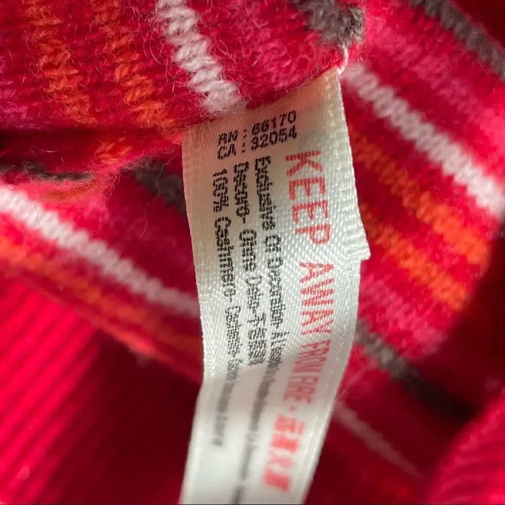 ANTHROPOLOGIE Saturday Sunday Cashmere Striped Ombré Sweater NWT